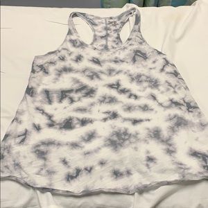 Mossimo gray tie died tank top